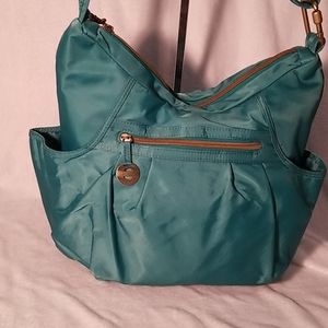 Travelon turquoise travel bag